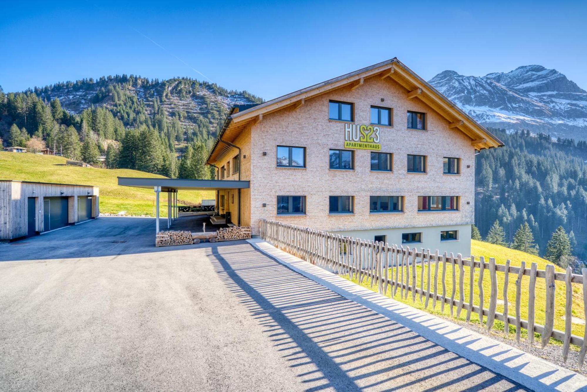 Hus23 With Wellness Apartment Schroecken Exterior photo